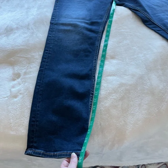 Silver Jeans Dark Blue Straight Leg Women's Jeans - Picture 3 of 3